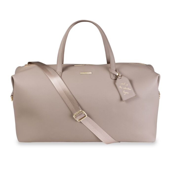 Katie Loxton Weekend Holdall Duffle Bag | Taupe-8